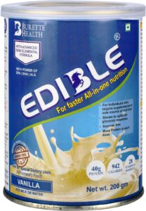 Edible diabetic meal replacement powder